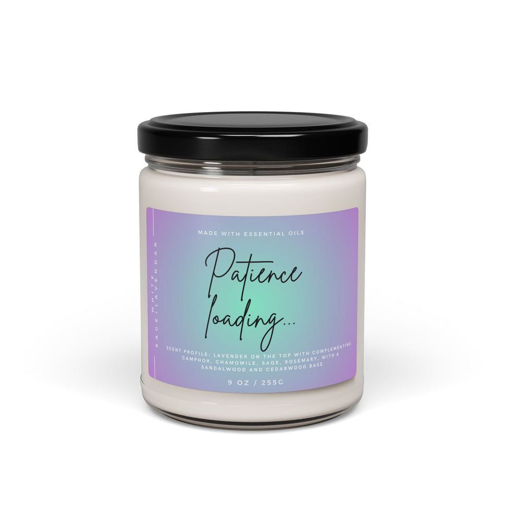 White sage and Lavender Soy Candle - Patience Loading...