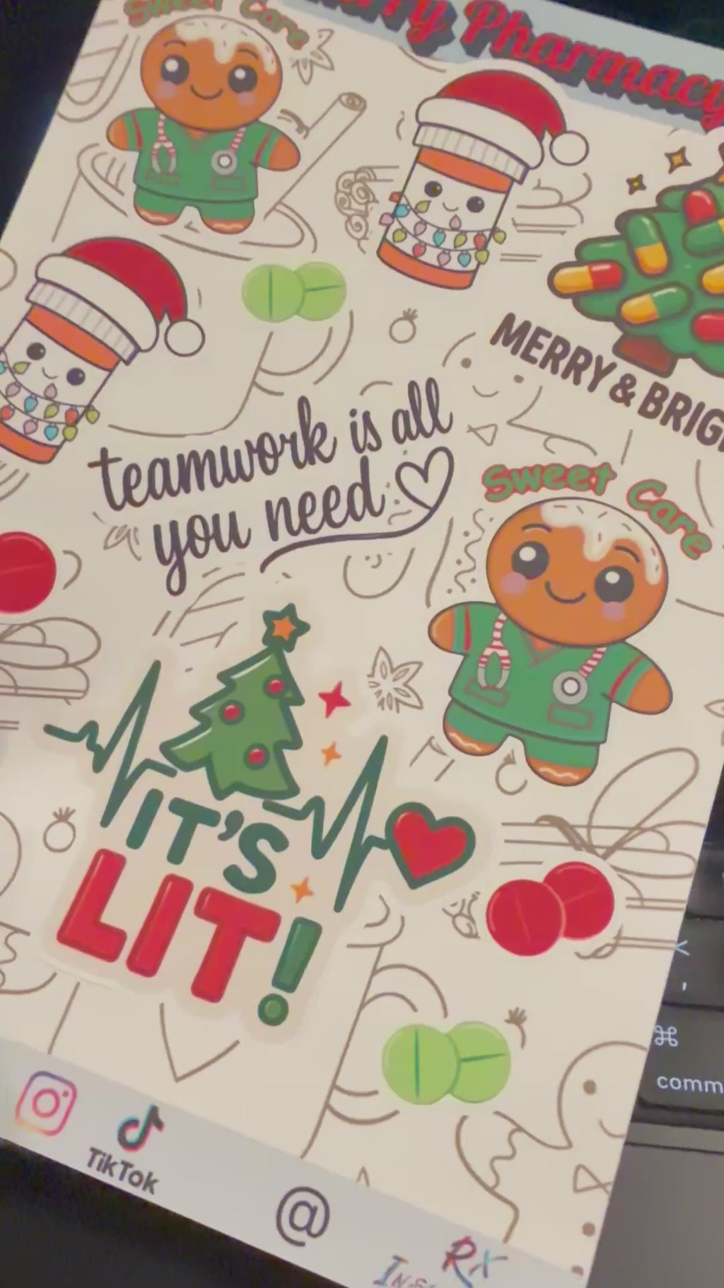 Merry Pharmacy Stickers