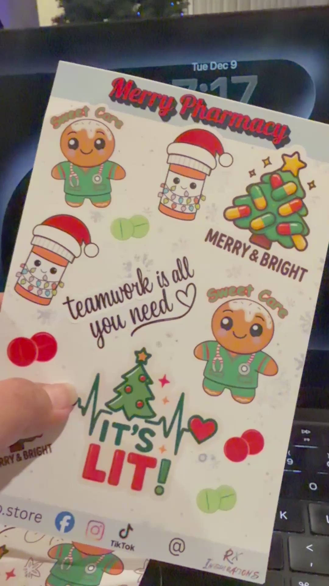 Merry Pharmacy Stickers